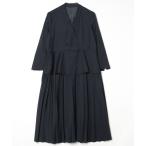 「RUIRUE BOUTIQUE」 長袖ワンピース L ネイビー レディース