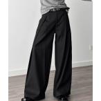  слаксы [UNISEX] высокий талия глубокий tuck широкий нога слаксы брюки мужской женский 