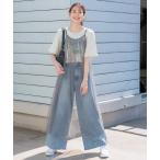 「GLOBAL WORK」 キャミソールワンピース FREE スミクロ レディース