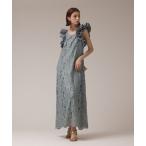 「GRACE CONTINENTAL」 ノースリーブワンピース 36 ブルー レディース