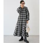 「LAVEANGE」 長袖ワンピース LL ブラック レディース