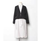「RUIRUE BOUTIQUE」 セットアップ LL グレイッシュベージュ レディース