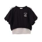  ансамбль [ популярный товар повторное поступление ][ фирменный магазин . обслуживание нет ] боковой линия ba Rune рукав футболка & майка комплект Kids ребенок одежда девочка 