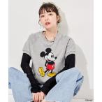  футболка тренировочный AIRTOWNE MILLS/ воздушный Town Mill z[MICKEY MOUSE] Vintage Like короткий рукав принт тренировочный 