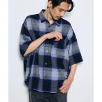 シャツ チェック半袖SH メンズ