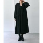 「ear PAPILLONNER」 長袖ワンピース FREE ブラック レディース
