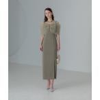 「Leja」 ノースリーブワンピース SMALL グリーン レディース