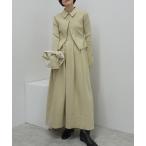 「STYLEMIXER」 長袖ワンピース SMALL ベージュ レディース