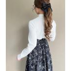 「junoah」 長袖ワンピース MEDIUM ブラック レディース