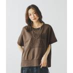 tシャツ ピグメントカレッジプルオーバー6分袖/660939 レディース