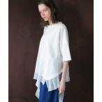 tシャツ 裾アシメデザインプルオーバー レディース