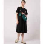 ワンピース 半袖 タウン＆レジャー ポケットメッシュ Tシャツワンピース