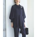 「RUIRUE BOUTIQUE」 パンツスーツ L ネイビー レディース