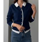 「Louere」 長袖カットソー LARGE ネイビー レディース