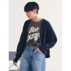 「AMERICAN HOLIC」 ニットカーディガン L ネイビー レディース