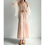 「Louere」 キャミソールワンピース MEDIUM ピンク レディース