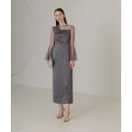 「Leja」 長袖ワンピース MEDIUM グレー レディース