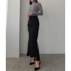 「Louere」 ロングスカート SMALL ブラック レディース