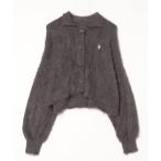 「U.S. POLO ASSN.」 ニットカーディガン M グレー レディース