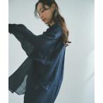 ブラウス シャツ ラミーカルゼオーバーシャツ レディース