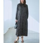 「LAVEANGE」 長袖ワンピース 3L ブラック レディース