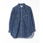 「SHIPS any」 長袖シャツ ONE SIZE ネイビー レディース