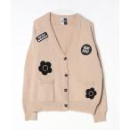 「MARY QUANT」 ニットカーディガン FREE ベージュ レディース