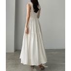 「Louere」 キャミソールワンピース LARGE ホワイト レディース