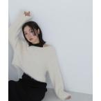 「NATURAL BEAUTY BASIC」 コンビワンピース MEDIUM ブラック系その他 レディース