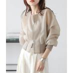 「AMELY」 「La-gemme」ブルゾン フリー ベージュ レディース
