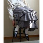 スカート ubasoku リネン先染めシャン