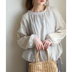 ブラウス シャツ ubasoku リネン/コッ�