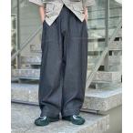  джинсы полоса & одноцветный Baker tuck Denim широкий распорка брюки мужской женский 