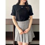 tシャツ 「WEB限定」リボンストーンプチTシャツ レディース