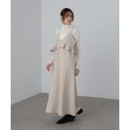 「Bab」 キャミソールワンピース M ベージュ レディース