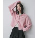 「SENSE OF PLACE by URBAN RESEARCH」 ニットカーディガン ONE ピンク レディース