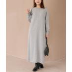 「LAVEANGE」 長袖ワンピース M グレー レディース