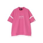 t рубашка короткий рукав [PING APPAREL] Ray блок eko распределение цвета переключатель короткий рукав с высоким воротником рубашка [PERFORMANCE] (LADIES) женский 