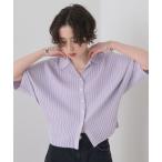 ニット セーター リブドルマンス襟付きニットカーディガン/プルオーバー/ストレッチ/夏服/サマーニット レディース メンズ