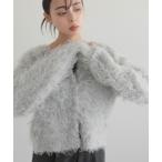 「LIAN」 ニットカーディガン FREE ライトグレー レディース