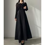 「Louere」 コンビワンピース LARGE ブラック レディース