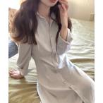 「LAUIR」 シャツワンピース MEDIUM アイボリー レディース