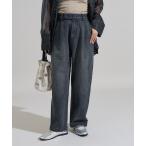 「FREAK'S STORE」 デニムパンツ MEDIUM ブラック レディース