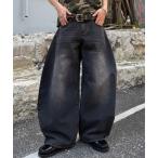  джинсы Paint Wide Barrel Denim - краска широкий машина b Denim мужской женский 