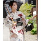 浴衣 浴衣 単品 utatane クリームに露芝紋の古典花 レディース
