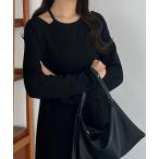 「callautia」 長袖ワンピース SMALL ブラック レディース