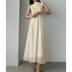 「Louere」 ドッキングワンピース LARGE アイボリー レディース