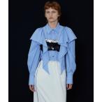 「MAISON SPECIAL」 長袖シャツ FREE ブルー レディース