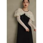 「niana」 長袖ワンピース L ブラック レディース