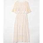 [DRESS PLUS] короткий рукав One-piece M бежевый женский 